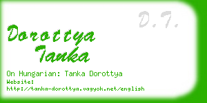 dorottya tanka business card